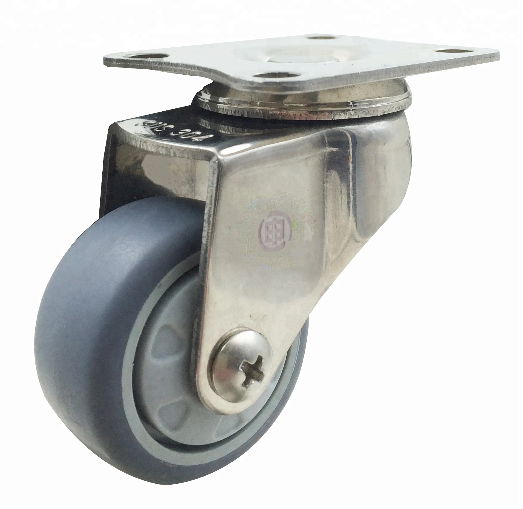 New style Micro Duty 2inch Small Silent and Soft TPR Swivel Caster for home furniture