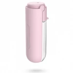 newcoming 420ml eco friendly PC ABS pets travel portable collapsible dog drinking water bottle