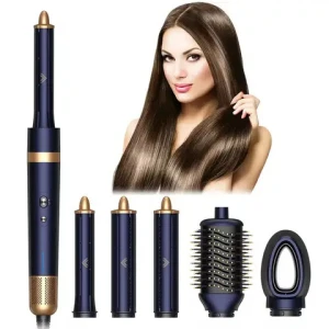 Newest Complete 5 In 1 Hair Air Styler Hair Dryer Wrap Hot Air Brush Professional Hair Straightener Curler Styling Brush