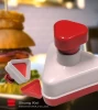 Newest DIY Homemade Plastic Triangle Shape BBQ Hamburger Press Meat Press Hamburger Patty Maker Meat Patty Mold Burger Maker