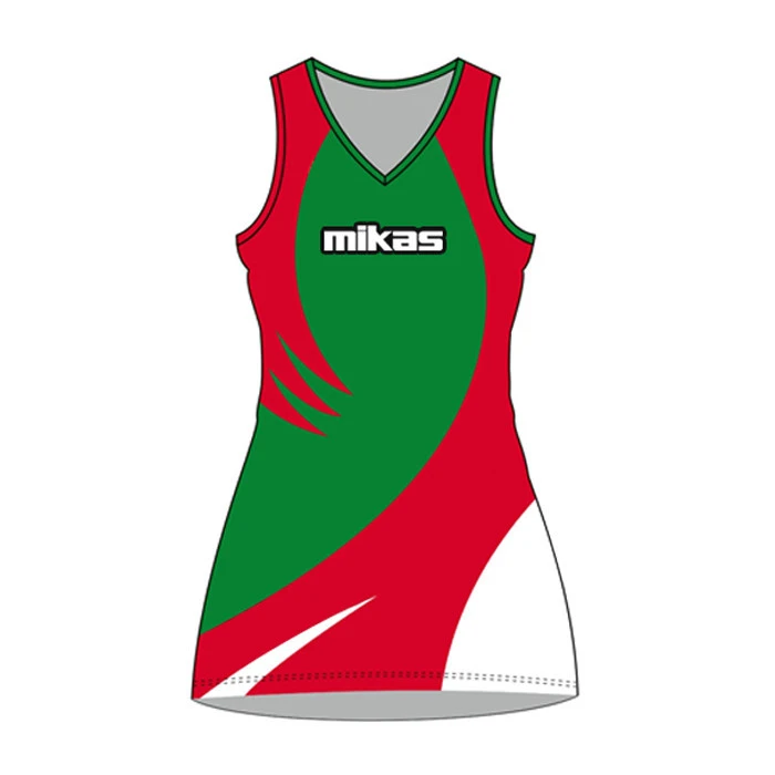Newest Durable Fabric Sublimation Sportswear Apparel 100% Polyester Ladies Netball Uniforms Jersey Set