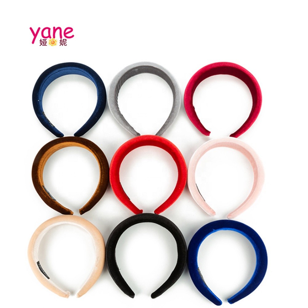 Newest hair accessories about sponge and velvet headband for women