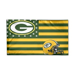 NFL Green Bay Packers 3x5 FT Stars Stripes Flag Cheer Banner Fan