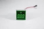 NIN square 22mm AD101-22KW high performance indicator power meter AC220V 380V digital display energy power counter