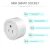 No Hub Required, White Mini Smart Socket, WiFi Mini Outlet Smart Switch Compatible with Alexa &amp; Google home