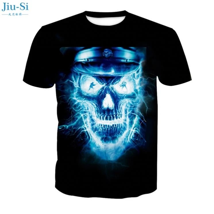 No MOQ custom Men 3D sublimation Printing T shirt cheap blank tshirts with your printing logo and design