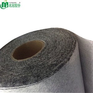 Non Woven Activated Carbon Air Filter Fabric Roll Material for Cabin Filter Replacement