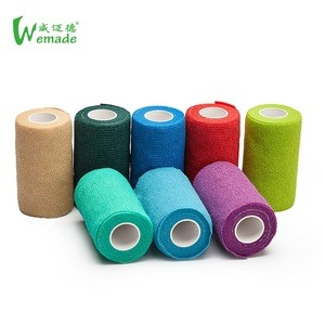 Nonwoven cotton self-viscoelastic bandage sterile elastic with cohesive hemostasis emergency can be standby