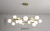 Import Nordic modern ring Pendant light Frosted Glass Lamp Ball Shape Chandelier modern round glass round ball pendant lamp from China