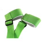 Nylon leather rubber sport goggles helmet snowboard binding boot elastic hook and loop ski pole wrist strap carrier ski strap