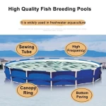 OEM  Aquaculture  Fish Pond PVC Tarpaulin Fish Tank Collapsible Fish Farming Pool