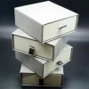 OEM Custom Making Jewelry Drawer Gift Packaging Sliding Boxes Custom Logo Drawer Storage Boxes With Black Foam