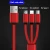 Import OEM Mobile Phone Cable 2.4A 3 in 1 Fast Charging Charger Adapter Data Cord Games Cable For iPhone X 8 7 6 from China