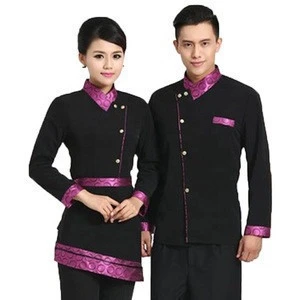 Source Summer waiter short sleeve work clothes waiter and waitress uniform  design on m.alibaba.com