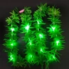 OEM wholesale Christmas wedding customized grass wreath flashing LED garland