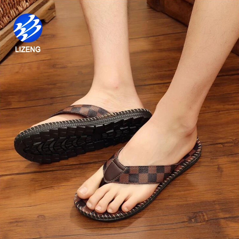 Open Toe Mens Athens Flip Flop Beach Slippers