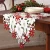 Ourwarm 15 x 70 Inch Poinsettia Embroidered Table Runners For Holiday Christmas Decorations