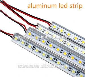Outdoor DC12V strip led light U channel aluminum profile led strip light with diffuser