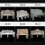 Import outdoor patio white travertine garden bench from China