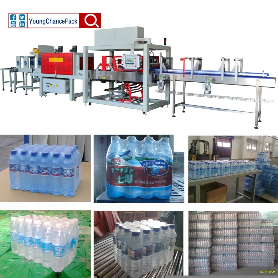 Packaged Drinking Water Mineral Water Packing Machines for Plant bottling production Project