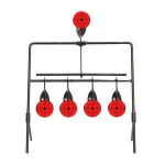 paintball accessories 4 targets automatic reset rotating metal goal shooting targets for hunting
