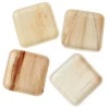 Palm Leaf Square Plates, Bamboo, Compostable, Export Quality, Amazon Hotseller USA Warehouse