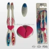 Patent own designed high quality couple toothbrush, adult toothbrush