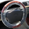 pe materials wholesale waterproof durable disposable plastic car steering wheel cover