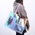 Import Picnic Lunch plastic Tote Bag large capacity holo bag shopping tote bags with rope handle from China