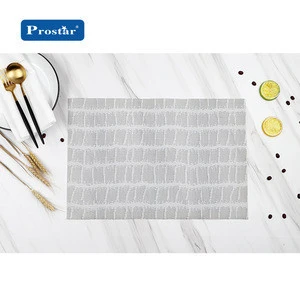 Placemat Plastic  Accessories Classic Pvc Style woven