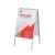 Import Plastic A board a frame sign poster stand a0 pavement sign silver aluminum anodized board sign from China
