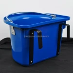 Plastic Bucket Pail Water Feeder Horse Animal 12L Barn Stable Heavy Duty