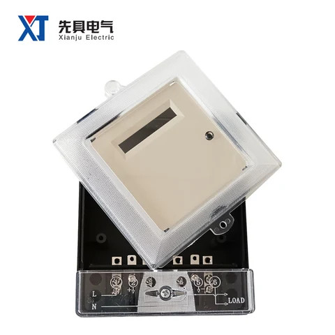 Plastic Enclosure Single Phase Electricity Meter Housing Factory Electric Energy Meter Shell Can Customized 50*110*135mm