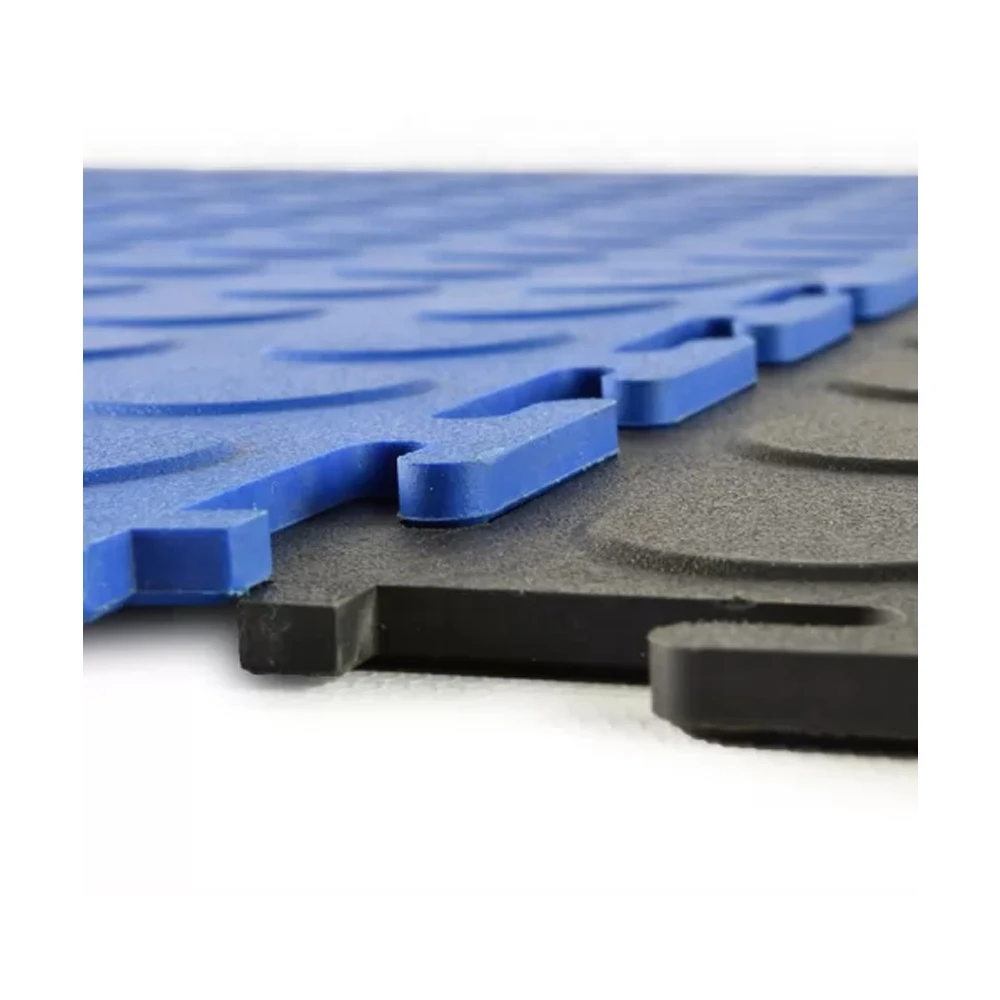 Plastic Interlocking PVC Garage Floor Tiles Car Parking Mats