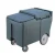 Plastic rotational mould PE material hand trolley with large capacity to store large items