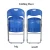 Import Plastic School Office Furniture Folding Tablet Chair With Armrest And Writing Tablet Pad from China