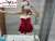 Import Plus Size New Year Christmas Costume for Women Red Sexy Dress Adult Female Fancy Cosplay +Hat from China