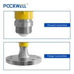 Pockwell OEM bitumen level meter asphalt 150C 200C high temperature anti-corrosive radar level sensor