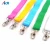 Import Polyester material cheap double clip custom double woven lanyards no minimum order from China