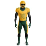 100% Polyester New arrival customized high quality Hot selling Custom best designs boys youth American football uniform