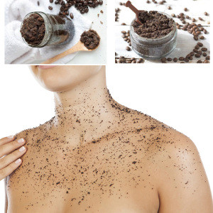 Popular skin care natural organic private label coffee scrub