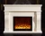 Import Popular stone marble electric fireplace for house from China