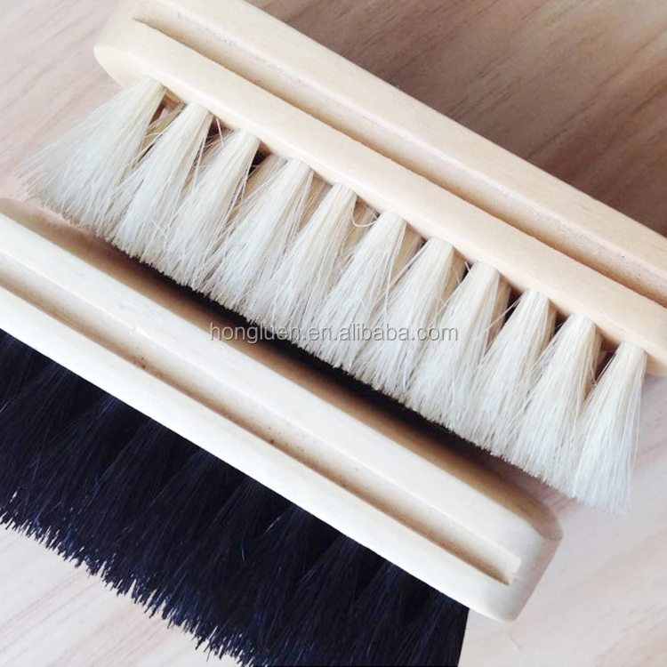 Popular Use Black Bristle Cedar Wood Clothes Washing Shoe Cleaner Brush for Cleaning