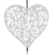 Import Popular wall hanging beautiful musical handmade crafts  Stainless metal  Heart Wind Chimes from China