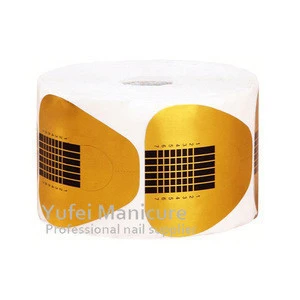 Popular wholesale double thick paper nail form for nail art