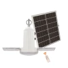 Porkable foldable waterproof ABS fan leaf light 18w 24w 36w solar system home light indoor garage solar led bulb