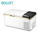 Portable 18L Mini Cooler Box Fridge Car Refrigerator with Compressor DC12/24V for Camping Caravan Recreational Vehicle
