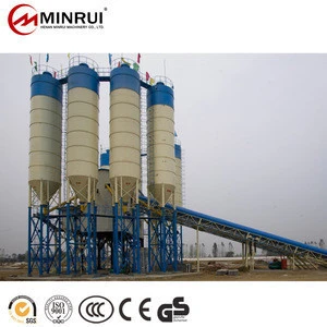 Portable floating concrete batching plant with factory price