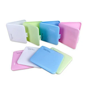 Portable Reusable Antibacterial PP Travel Carrying Folding  Face Mask Storage Case