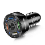 Portable Superior Quality Universal QC3.0 4 USB Ports Car Charger Mini Phone Charger Adapter